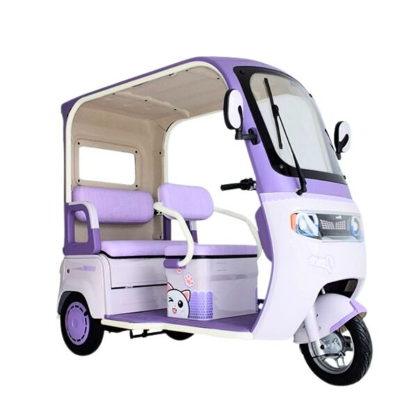 Electric 3-Wheeler with Canopy – For Passenger, Cargo, Kids & Elderly Transport - Image 4